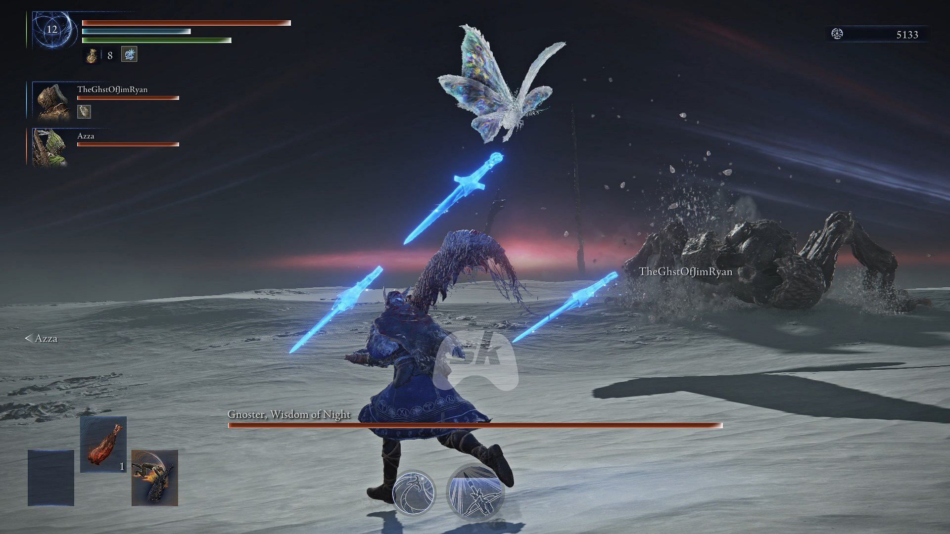 Defeating the Nightlords can be easy with a high number of flask charges (Image via Sportskeeda Gaming // FromSoftware)